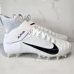 Nike Alpha Menace ELITE 2 White Wolf Gray Football Cleats Flyknit Control 360 Nike Alpha Menace Elite 2  main image 3